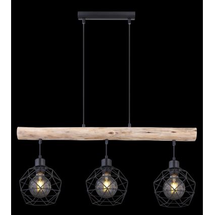 Globo - Chandelier on a string 3xE27/60W/230V