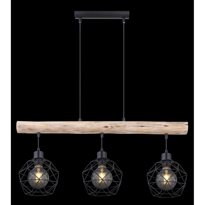 Globo - Chandelier on a string 3xE27/60W/230V