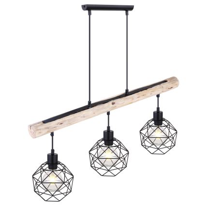 Globo - Chandelier on a string 3xE27/60W/230V