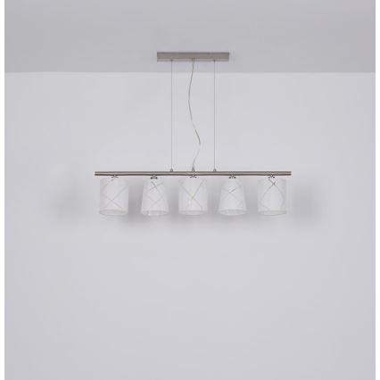 Globo - Chandelier on a string 5xE14/25W/230V