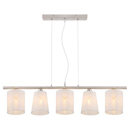 Globo - Chandelier on a string 5xE14/25W/230V