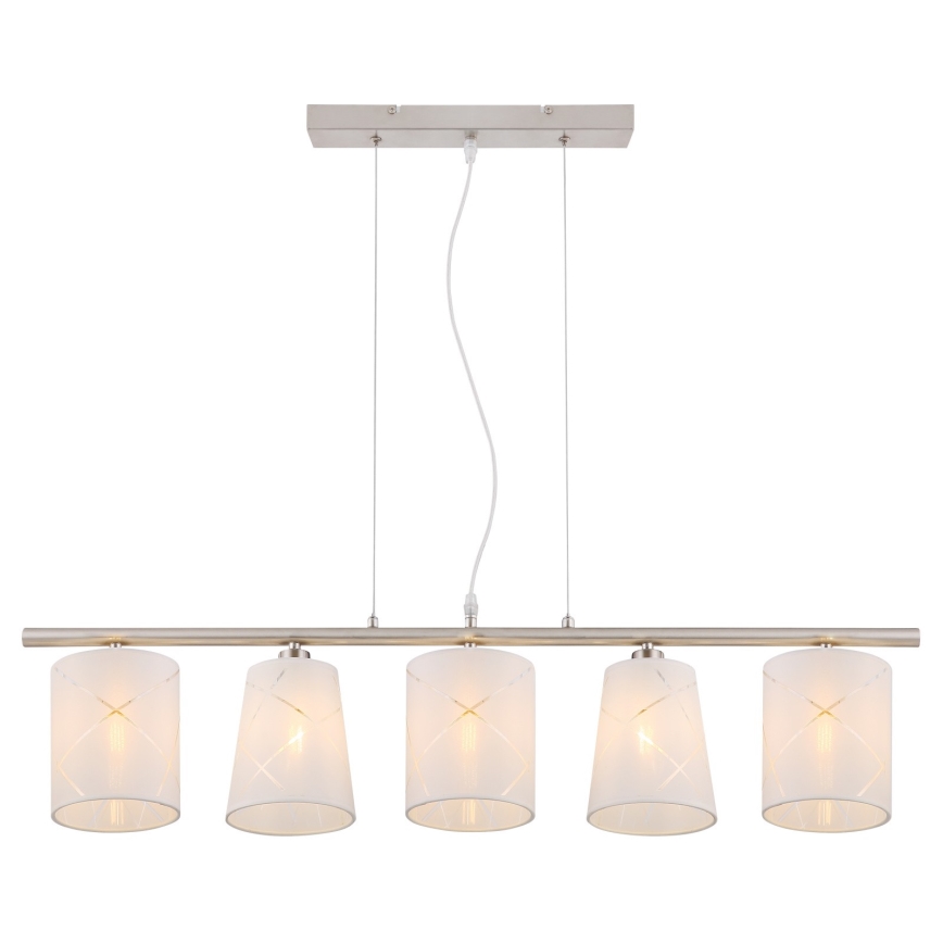 Globo - Chandelier on a string 5xE14/25W/230V