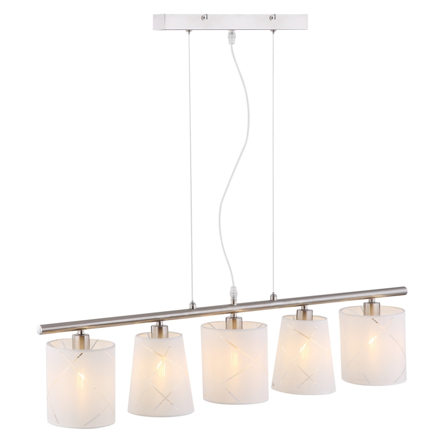 Globo - Chandelier on a string 5xE14/25W/230V