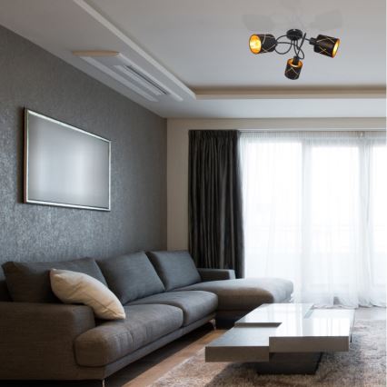 Globo - Surface-mounted chandelier 3xE14/25W/230V