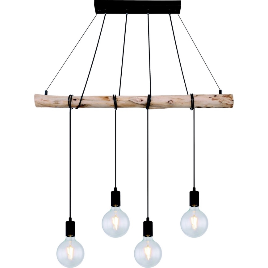 Globo - Chandelier on a string 4xE27/60W/230V