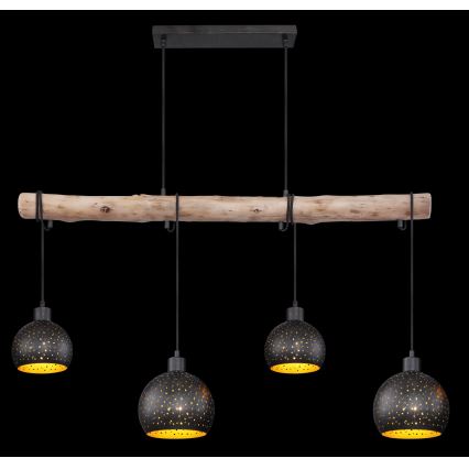 Globo - Chandelier on a string 4xE27/40W/230V