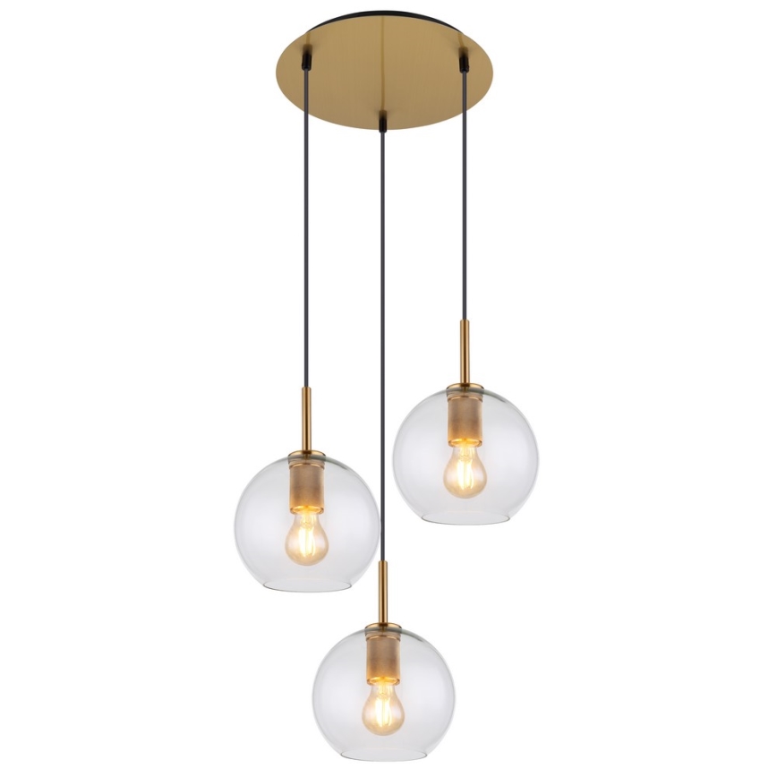 Globo - Chandelier on a string 3xE27/60W/230V