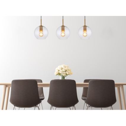 Globo - Chandelier on a string 3xE27/60W/230V