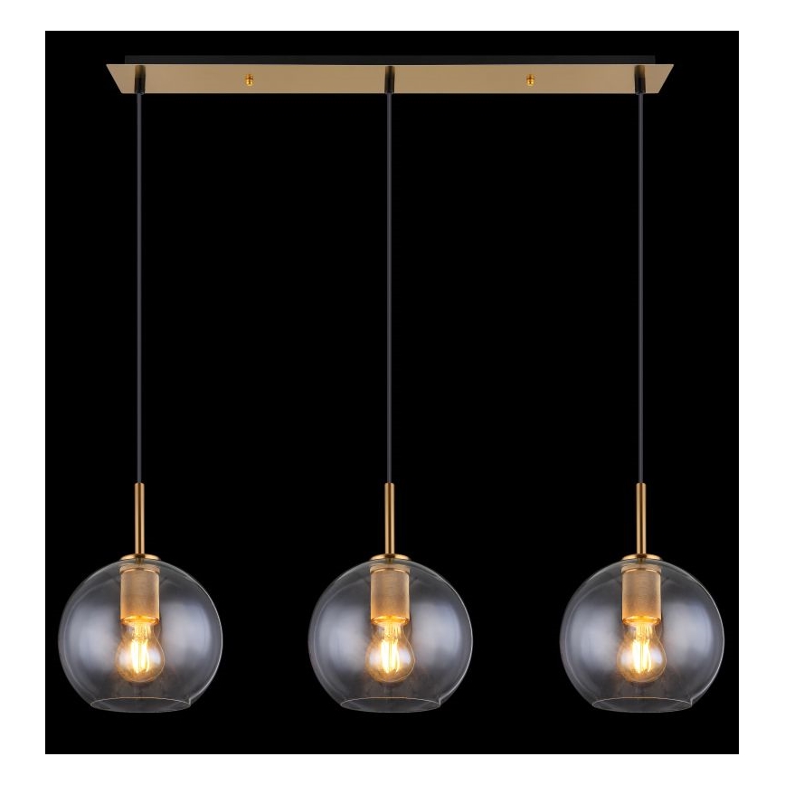 Globo - Chandelier on a string 3xE27/60W/230V