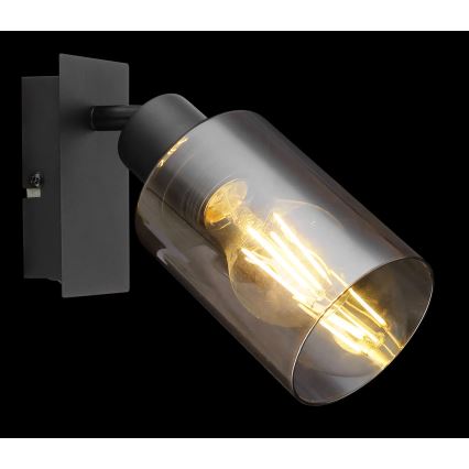 Globo - Wall spotlight 1xE27/15W/230V black