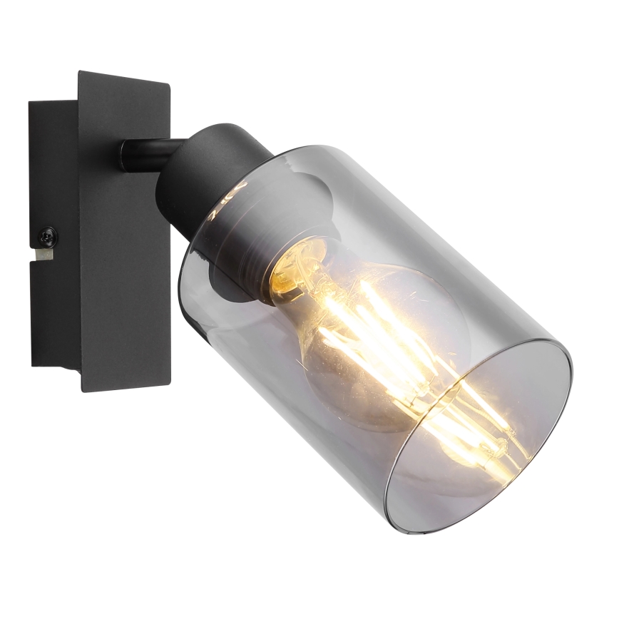 Globo - Wall spotlight 1xE27/15W/230V black