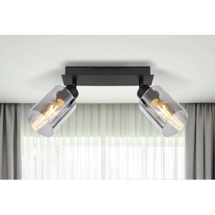 Globo - Spotlight 2xE27/15W/230V black