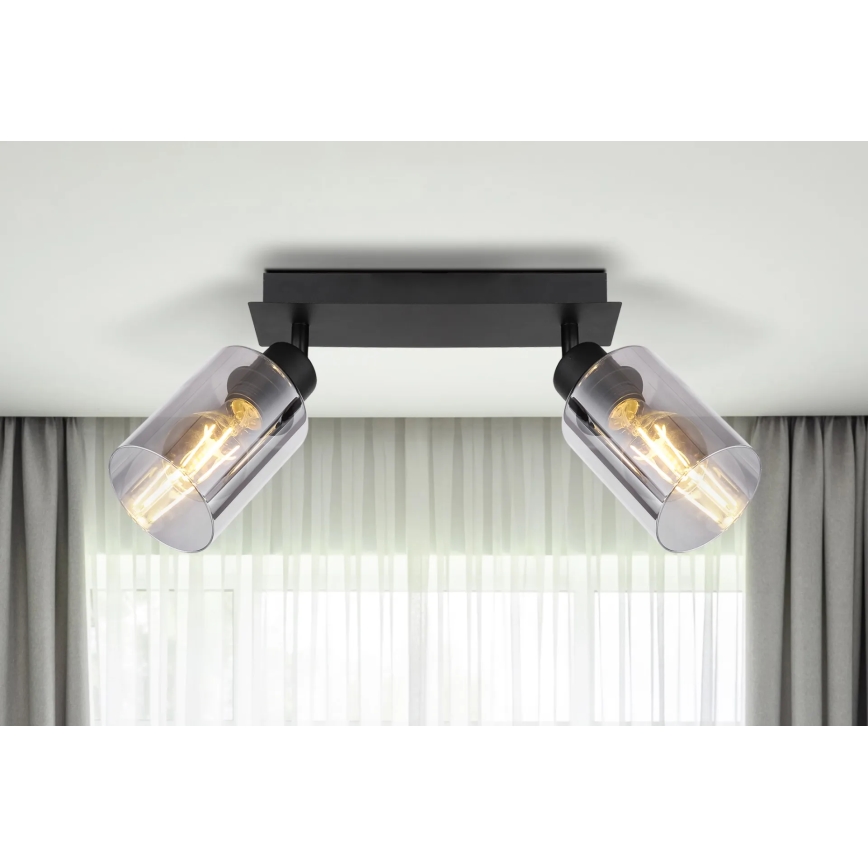 Globo - Spotlight 2xE27/15W/230V black