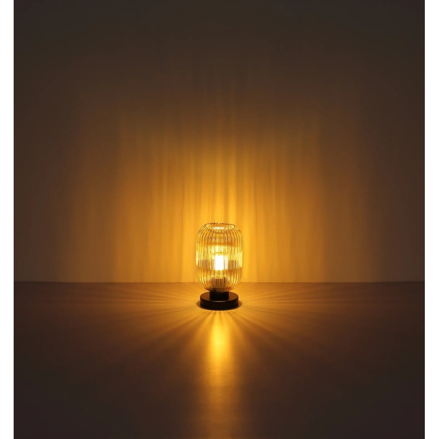 Globo - Table lamp 1xE27/40W/230V brown