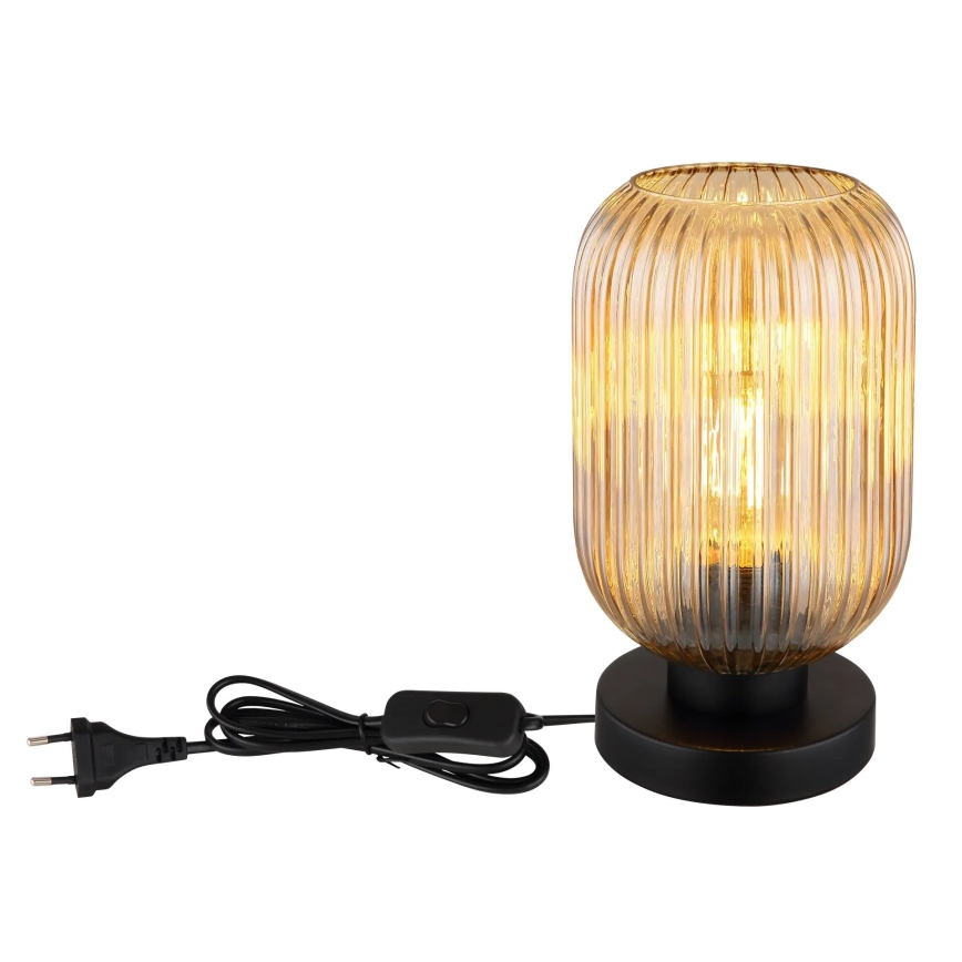 Globo - Table lamp 1xE27/40W/230V brown
