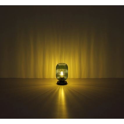 Globo - Table lamp 1xE27/40W/230V green