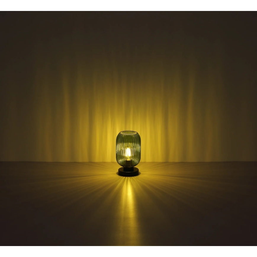 Globo - Table lamp 1xE27/40W/230V green