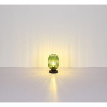 Globo - Table lamp 1xE27/40W/230V green