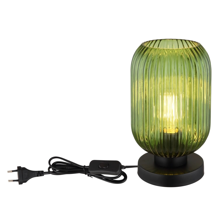 Globo - Table lamp 1xE27/40W/230V green