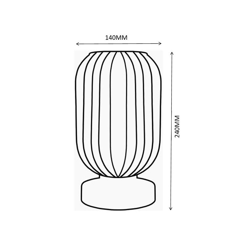 Globo - Table lamp 1xE27/40W/230V white