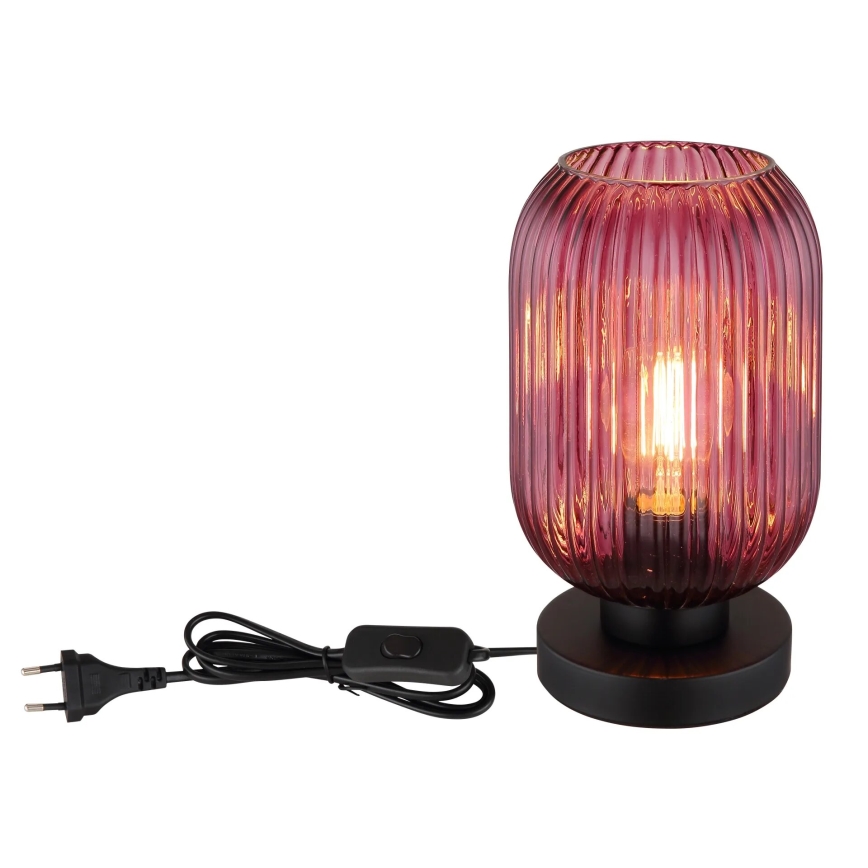 Globo - Table lamp 1xE27/40W/230V purple