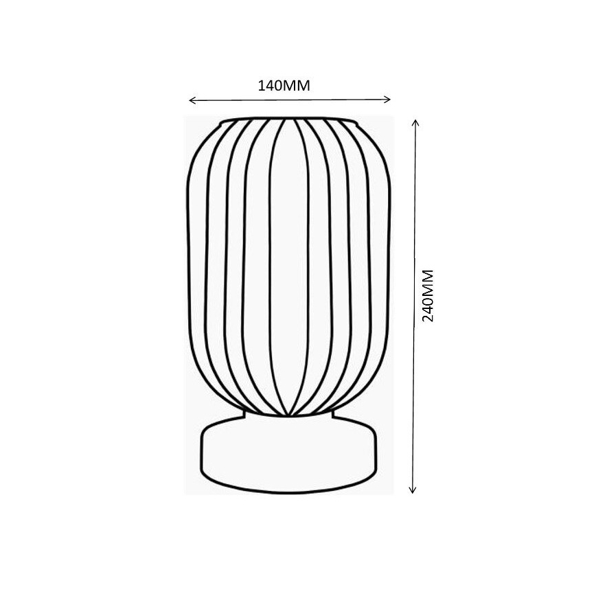 Globo - Table lamp 1xE27/40W/230V purple