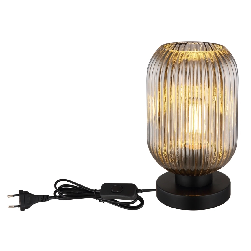 Globo - Table lamp 1xE27/40W/230V grey