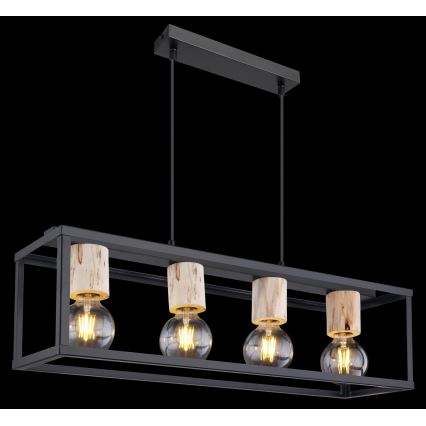 Globo - Chandelier on a string 4xE27/60W/230V