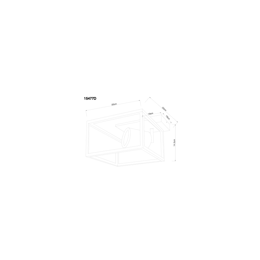 Globo - Ceiling light 1xE27/60W/230V