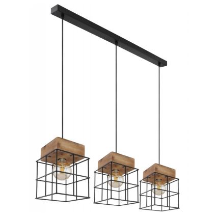 Globo - Chandelier on a string 3xE27/60W/230V