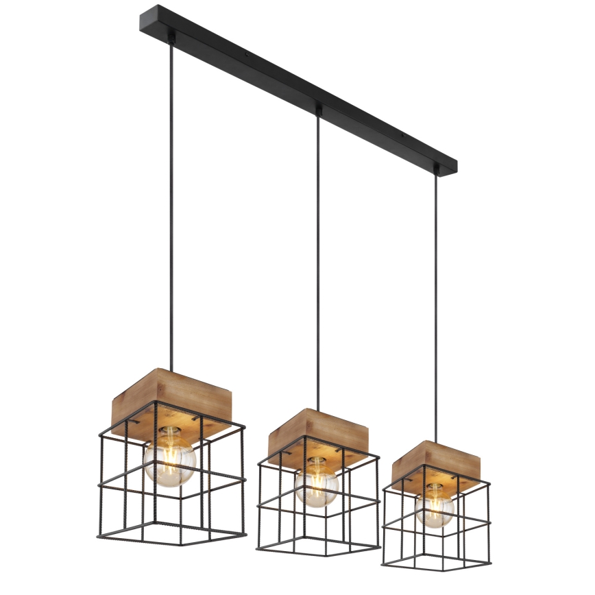 Globo - Chandelier on a string 3xE27/60W/230V