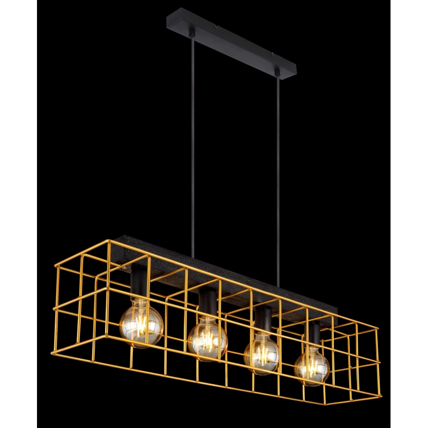 Globo - Chandelier on a string 4xE27/60W/230V