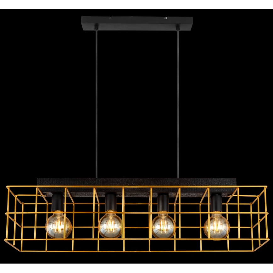 Globo - Chandelier on a string 4xE27/60W/230V