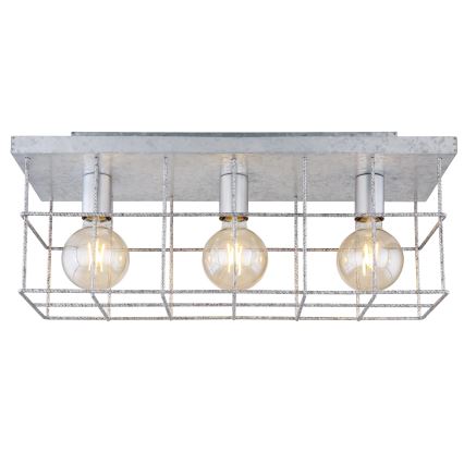 Globo 15530Z-3D - Ceiling light MERRIL 3xE27/60W/230V