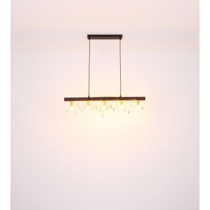 Globo 15532-5HB - KIRA Cable Pendant Light 5xE14/40W/230V Black