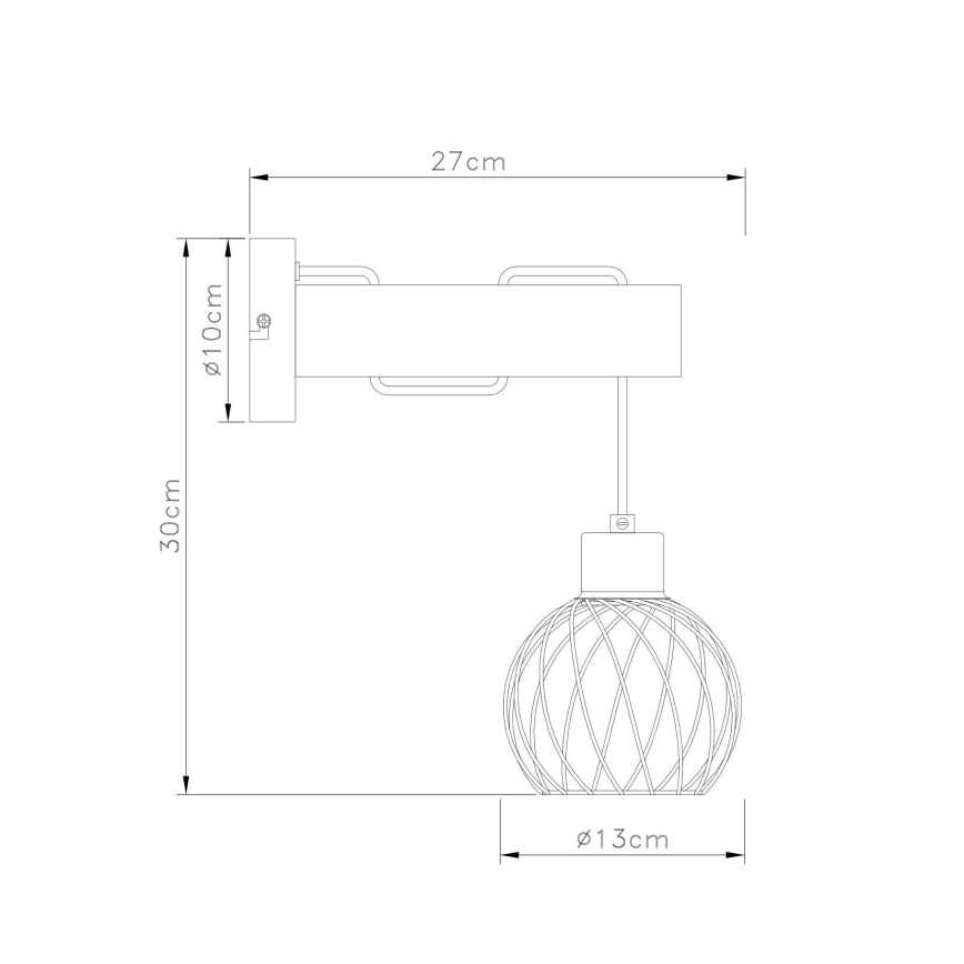 Globo - Wall lamp 1xE27/15W/230V