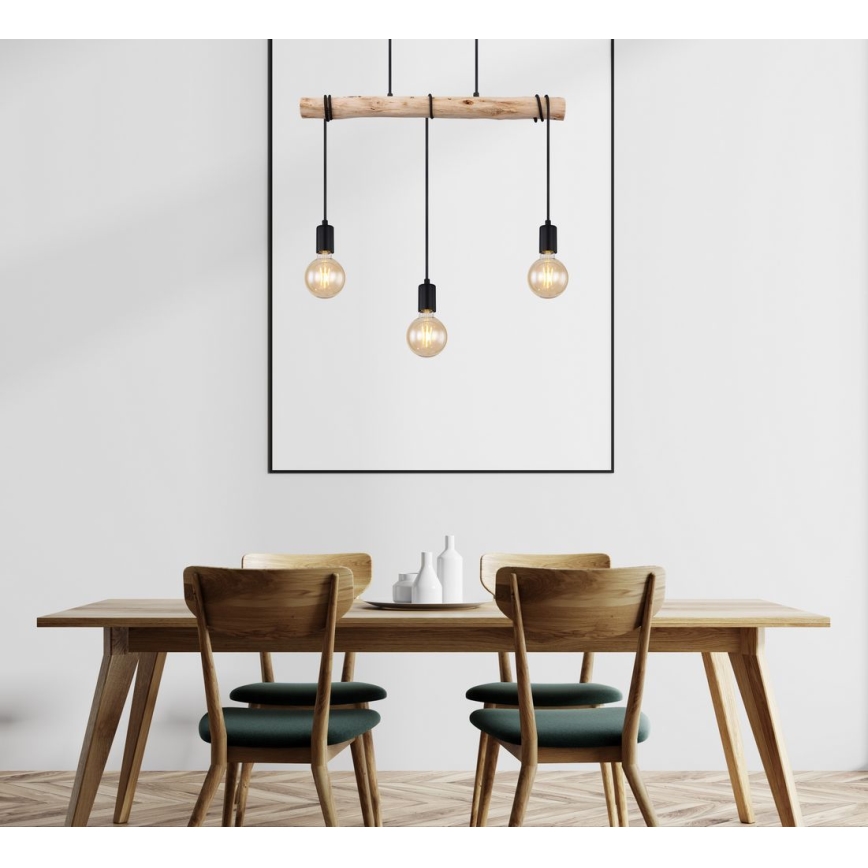 Globo - Chandelier on a string 3xE27/60W/230V