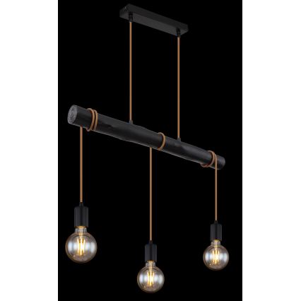 Globo - Chandelier on a string 3xE27/60W/230V