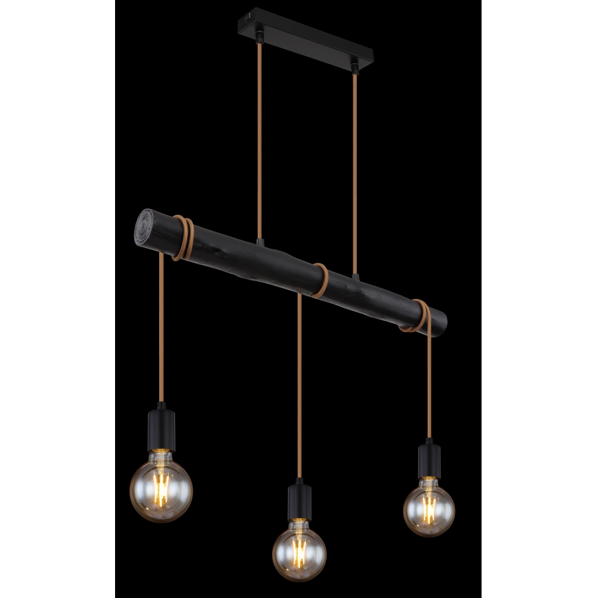 Globo - Chandelier on a string 3xE27/60W/230V