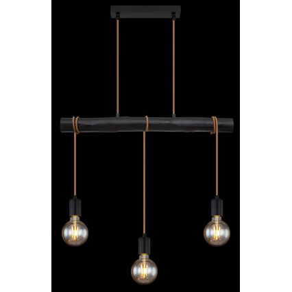 Globo - Chandelier on a string 3xE27/60W/230V