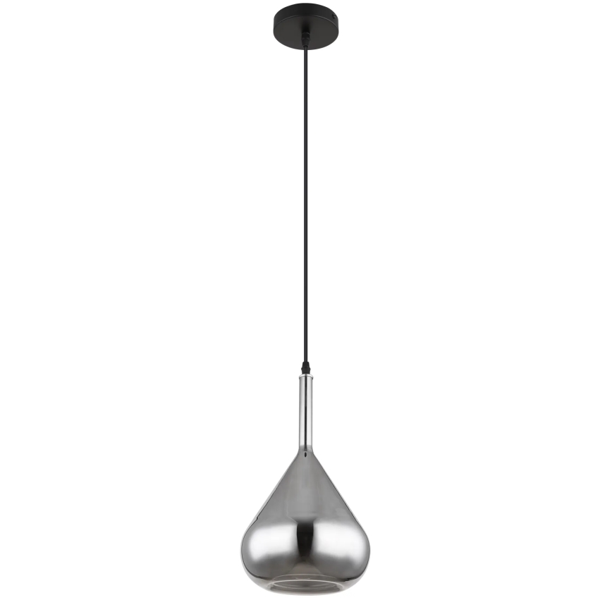 Globo - Chandelier on a string 1xE27/60W/230V d. 20 cm black