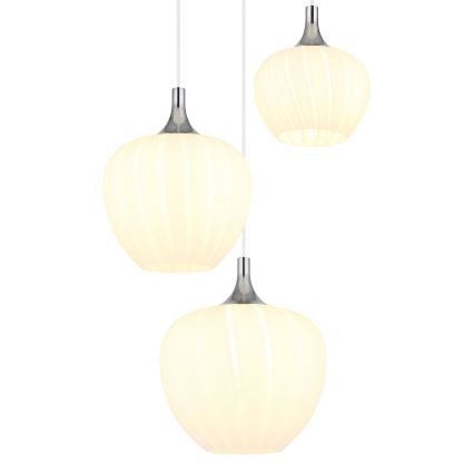 Globo - Chandelier on a string 3xE27/40W/230V white