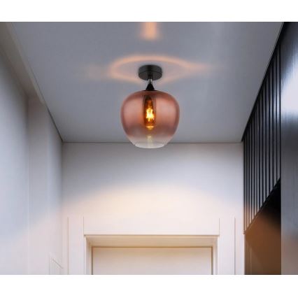 Globo - Ceiling light 1xE27/40W/230V copper