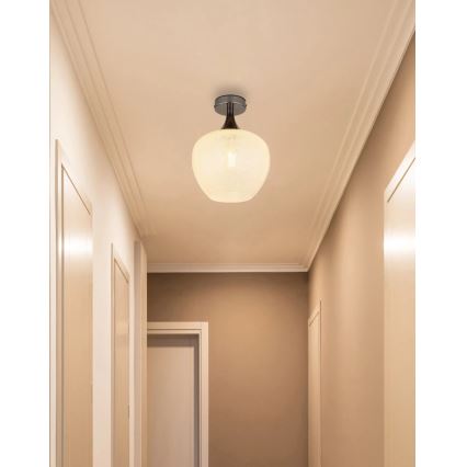 Globo - Ceiling light 1xE27/40W/230V white/anthracite