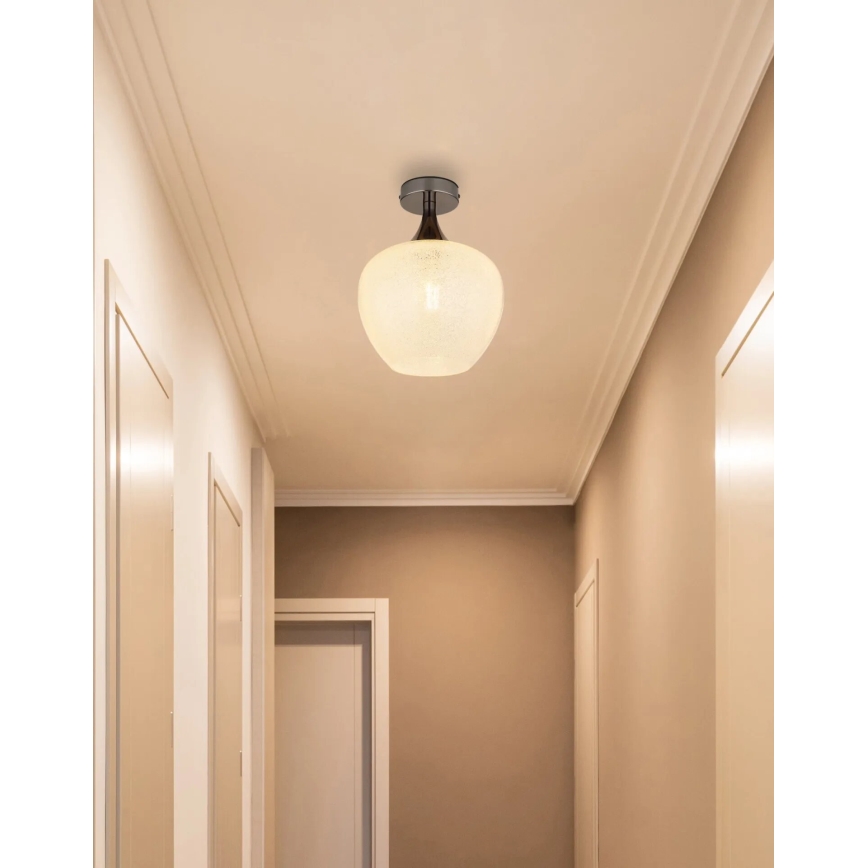 Globo - Ceiling light 1xE27/40W/230V white/anthracite