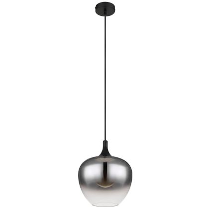 Globo - Chandelier on a string 1xE27/40W/230V d. 24 cm black