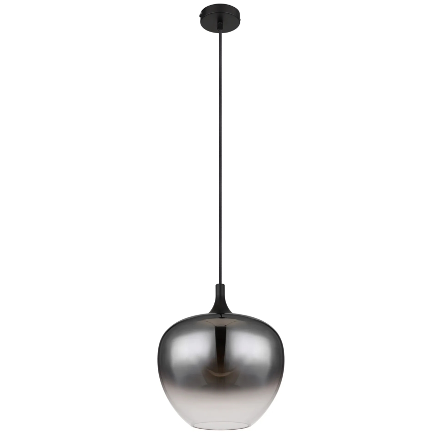 Globo - Chandelier on a string 1xE27/60W/230V d. 29 cm black