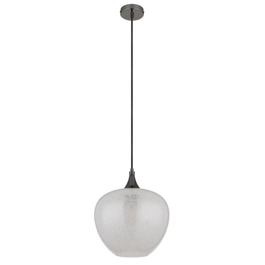 Globo - Chandelier on a string 1xE27/40W/230V d. 29 cm white/anthracite