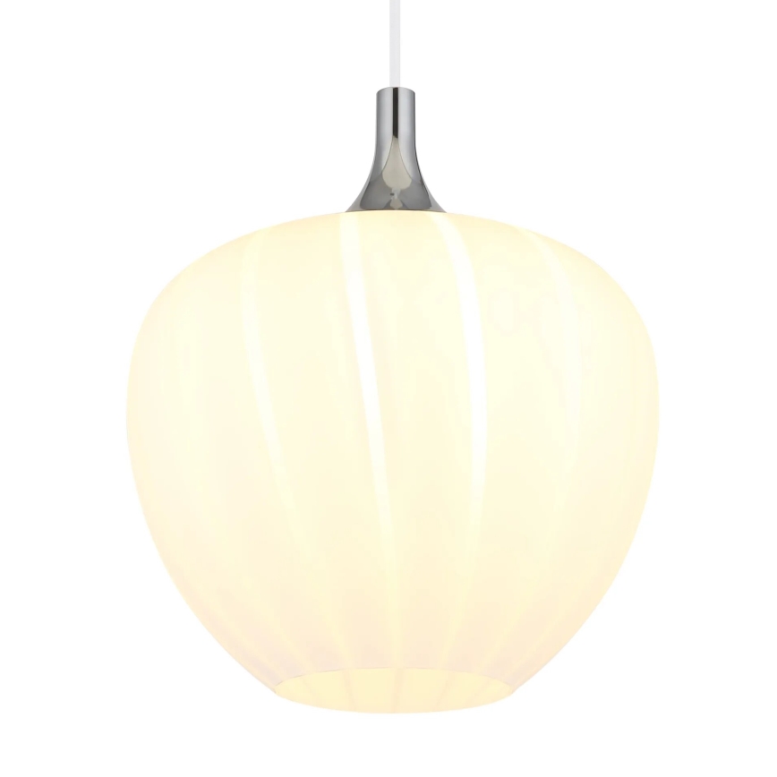 Globo - Chandelier on a string 1xE27/60W/230V d. 29 cm white