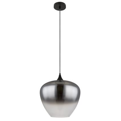 Globo - Chandelier on a string 1xE27/60W/230V d. 40 cm black
